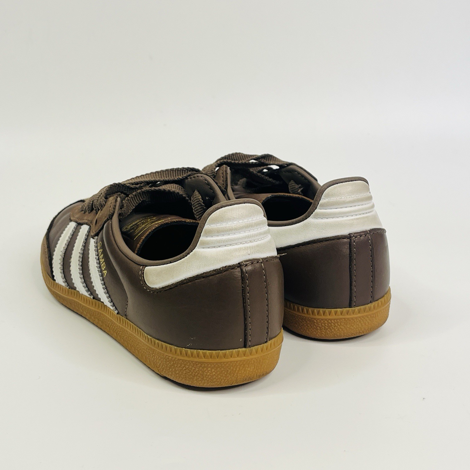 Adidas Samba OG Earth Strata White Gold IE6522 US5 UK3.5 EU36 Womens Brown