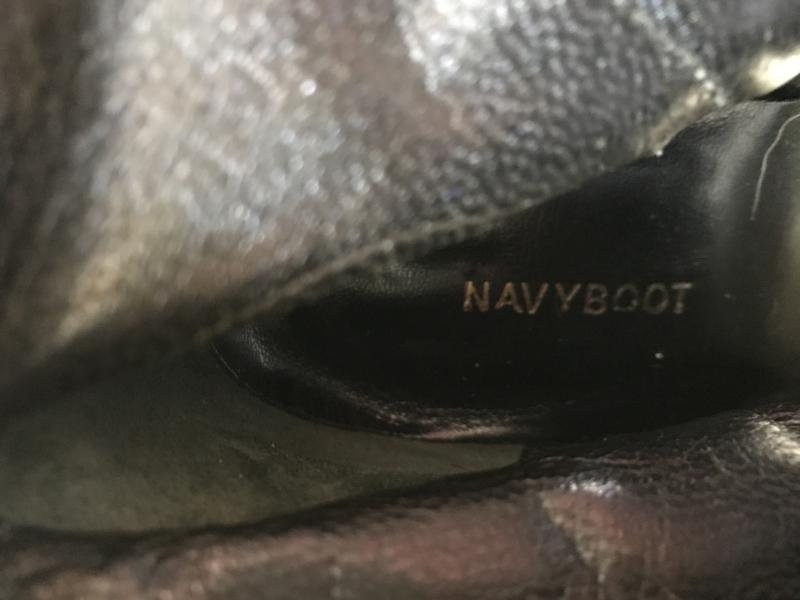 Women navy boot boots grey suede 39 #B8I6