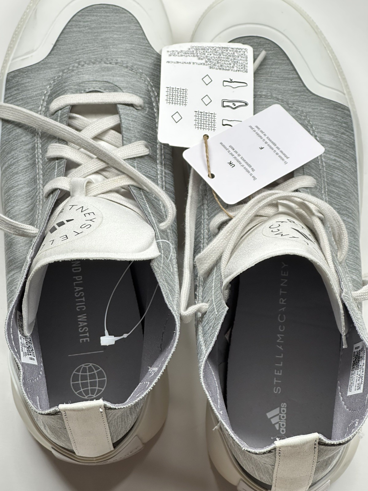 adidas Treino Mid Heather x Stella McCartney ‘Dark Gray White’ WOMENS US 10