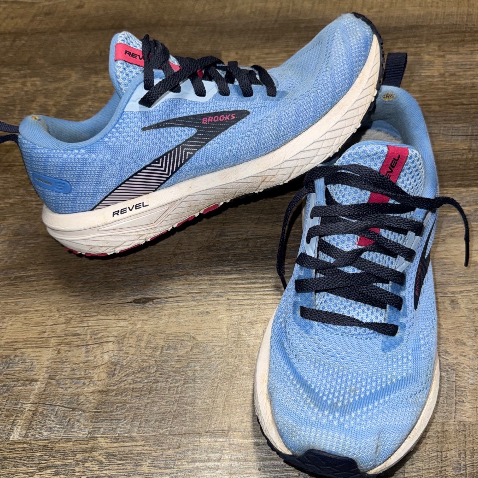 Brooks Revel 6 Women’s Running Shoes – Marina Blue / Pink Lady – Size 6.5