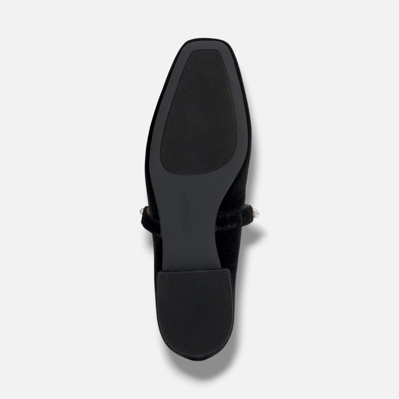 On 34th Women’s Black Sarrya Pearl Mary-Jane Flats Shoe Size 8.5M