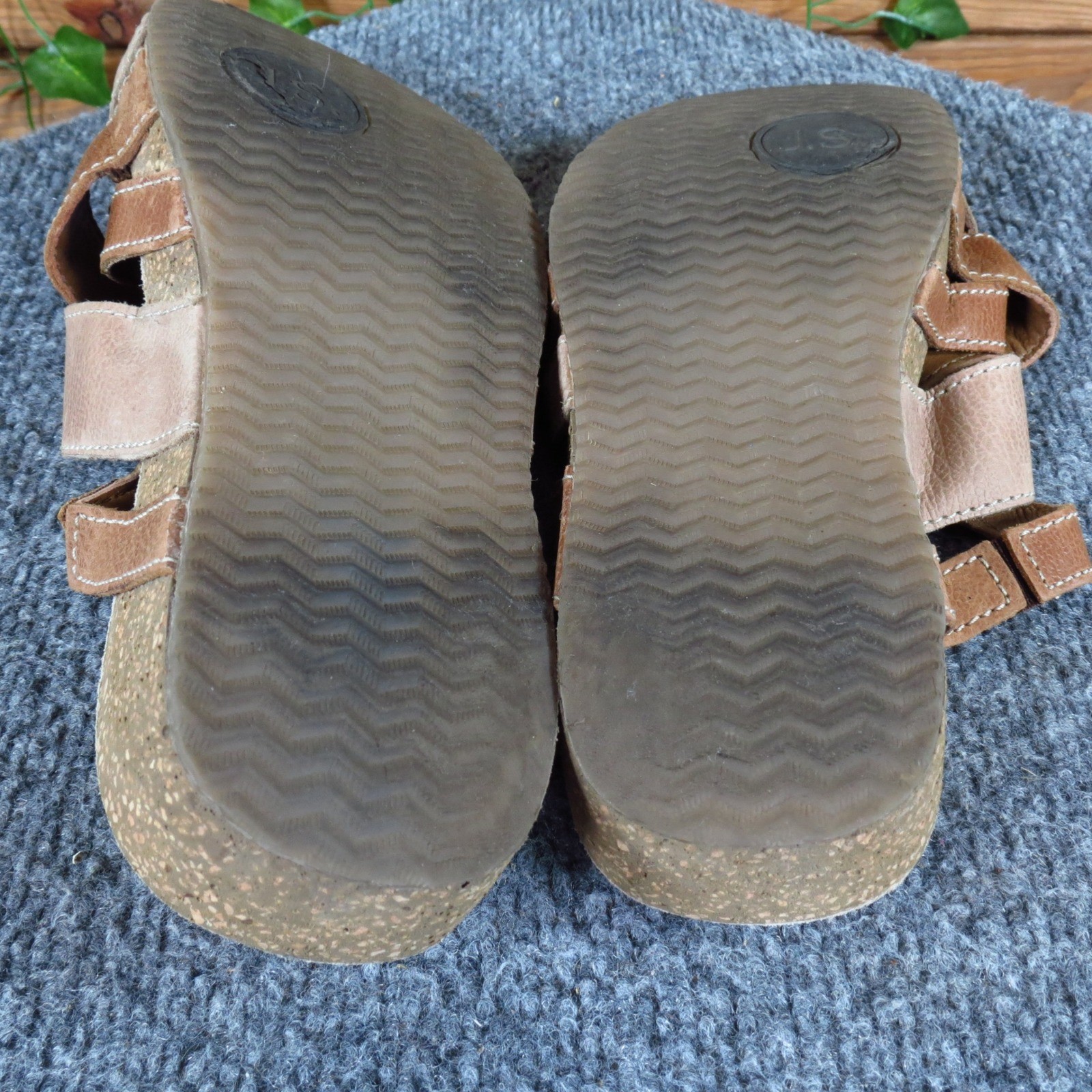 Josef Seibel Tonga 74 Womens Slide Sandals Size 39 Walking Brown Leather