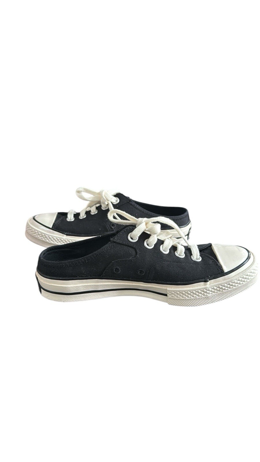 Converse Chuck 70 Mule Canvas Sneakers Unisex Black Size M: W:6
