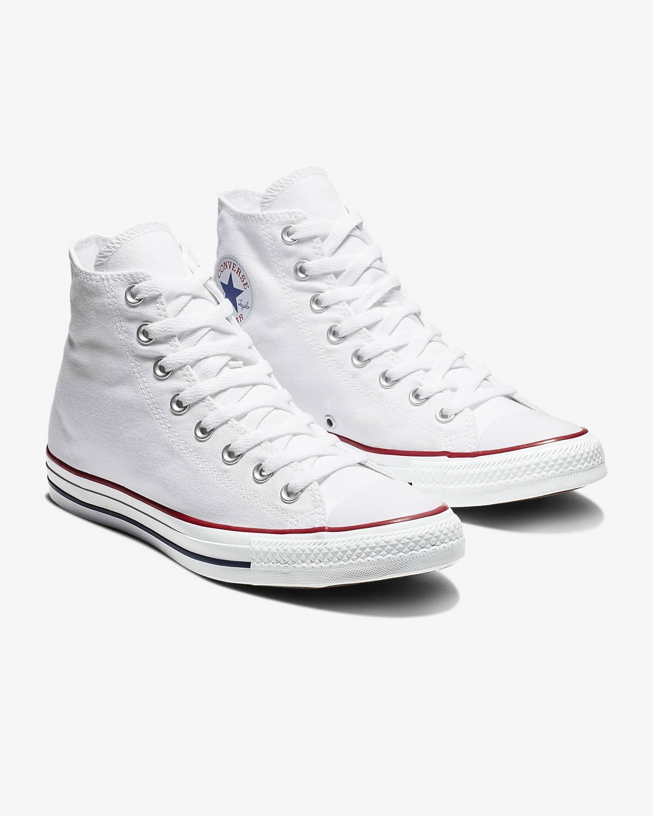 UNISEX ADULTS CONVERSE CHUCK TAYLOR ALL STAR HI TOP_WHITE M7650-102-SIZE 4