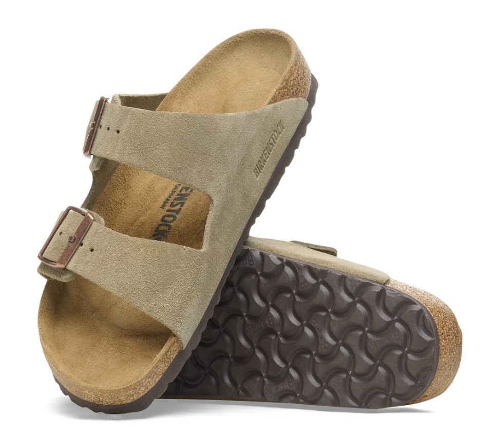 Birkenstock Women’s Arizona Taupe Sandals – Medium/Narrow Fit | Express Deliver