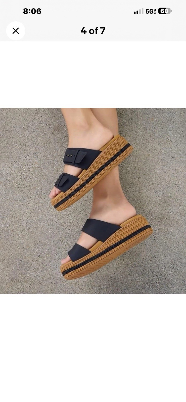 Crocs Women’s Brooklyn Woven Buckle Sandals for Adults Size W4