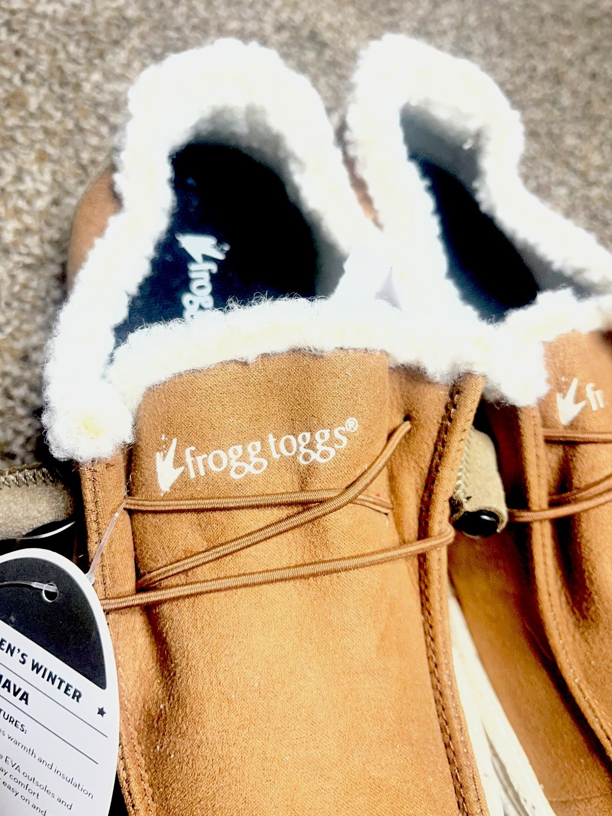 Frogg Toggs Winter Java Lace Up Women’s Light Weight Shoes – Acorn Size 9 New!!