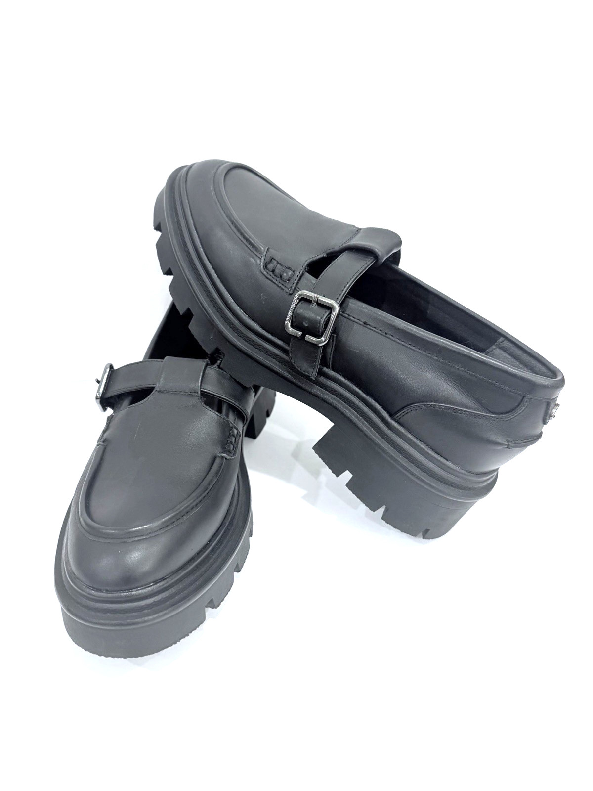 CIRCUS NY BY SAM EDELMAM PAYSON LUG LOAFERS BUCKLE ADJUSTABLE STRAPS Size 10