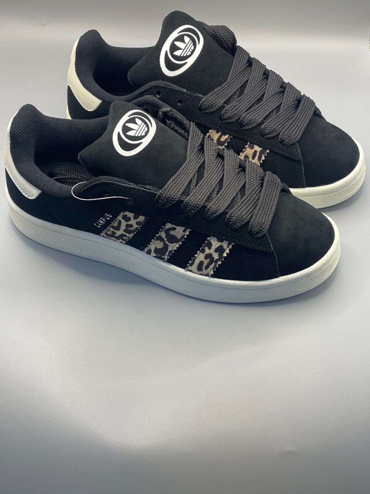 Adidas Orginals Campus 00 Leopard Cheetah Print Black ID7039 Women’s Sizes