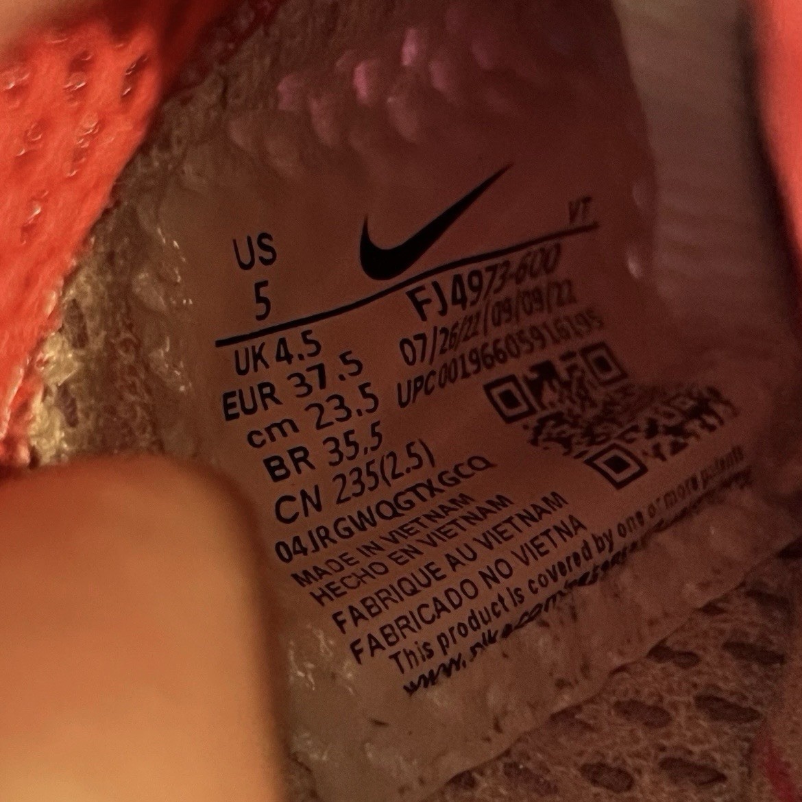 Nike Air Presto Doernbecher DB Pink Men’s 5 Women’s 6.5 Sneakers FJ4973-600