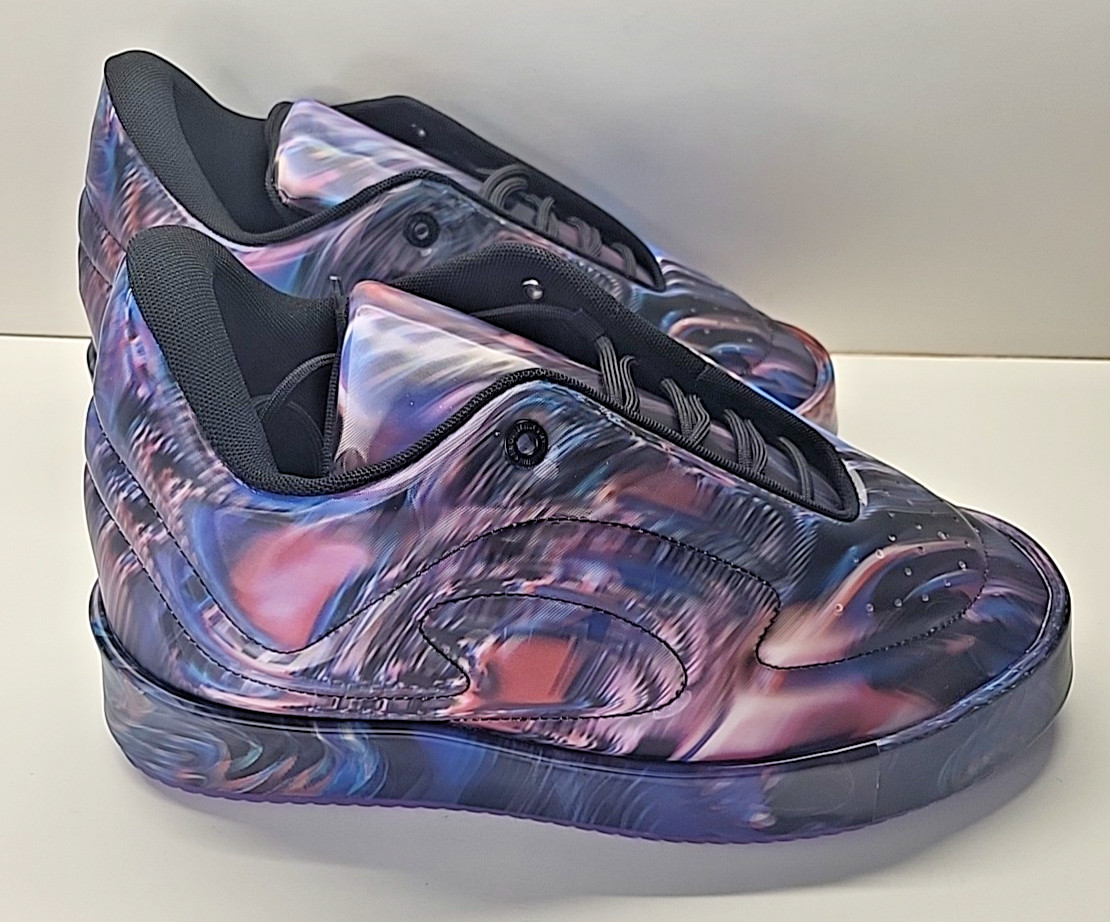 SIA Hologram Patent Leather Supacloud Sneaker Shoes US Size M11 W13 (Rare Drop)