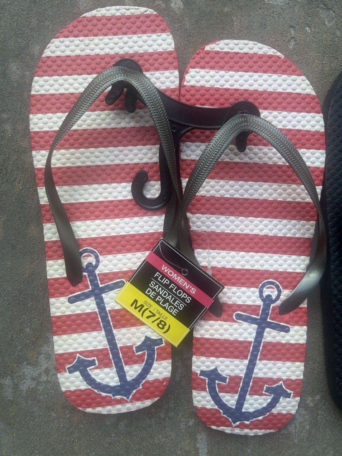 Lot of 5 Juncture Women’s Flip Flops Size 7/8 New Assorted Colors NWT