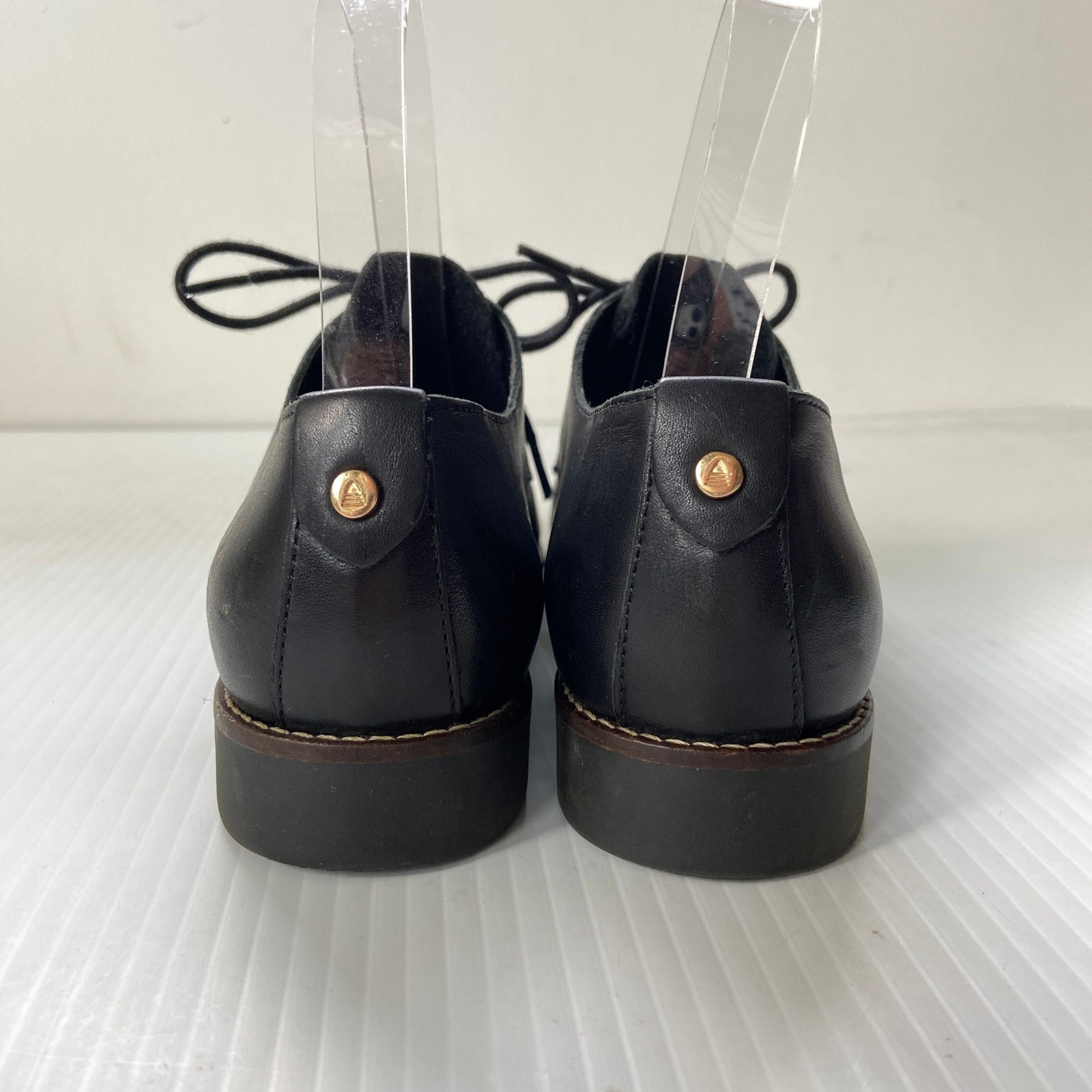 Aldo Black Leather Lace Up Oxford Shoes Womens 6