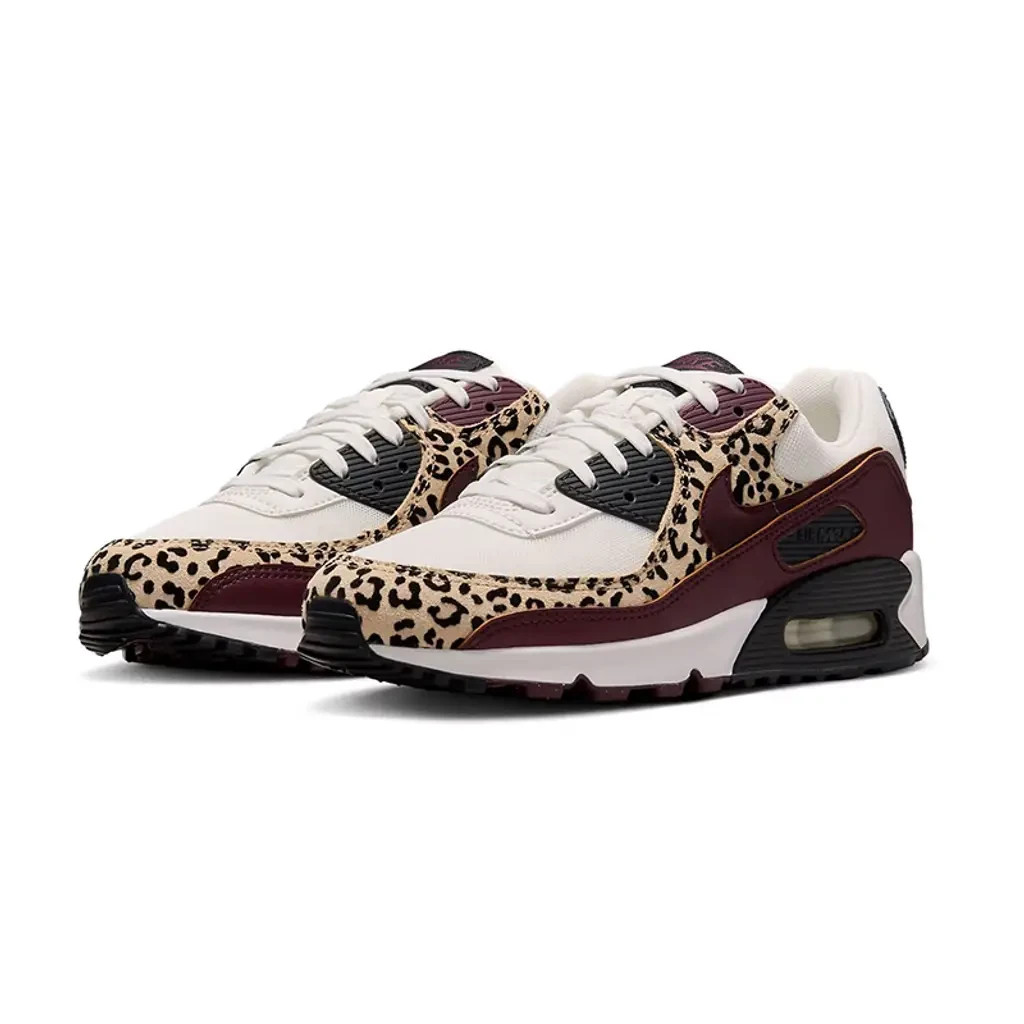 IF1619-102 Nike Women’s Air Max 90 Leopard Burgundy (Women’s)