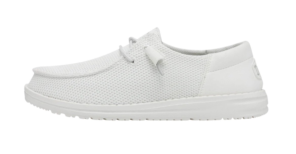 🤍 HEY DUDE shoes wendy funk mono white unisex