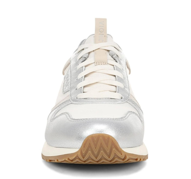 VIONIC Women’s Monarch Sneaker – Ivory Silver, Medium (NEW)
