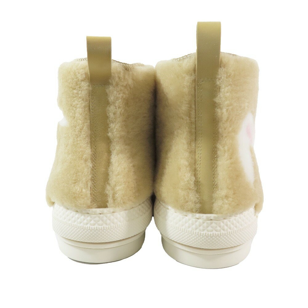 Christian Dior × ERL B23 Sneakers Shoes High-Cut EU 44 US 14 Beige White Auth