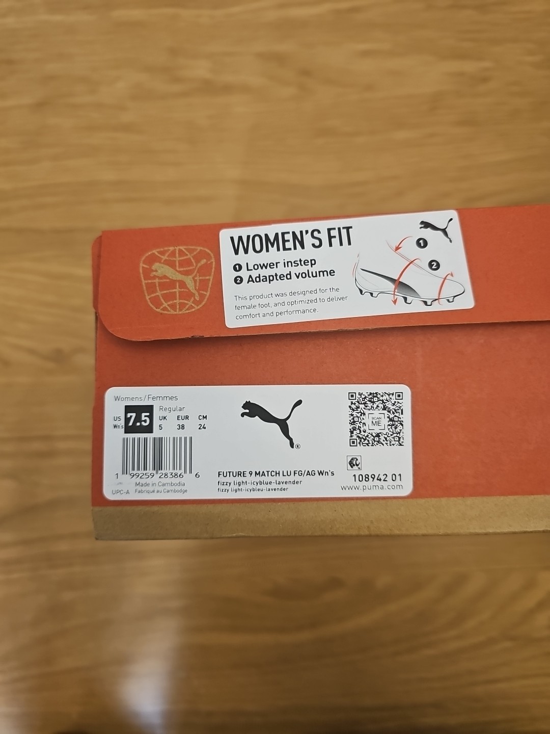 PUMA Future 9 Match LU Firm / Artificial Ground Soccer Cleats Womens, SIZE 7.5