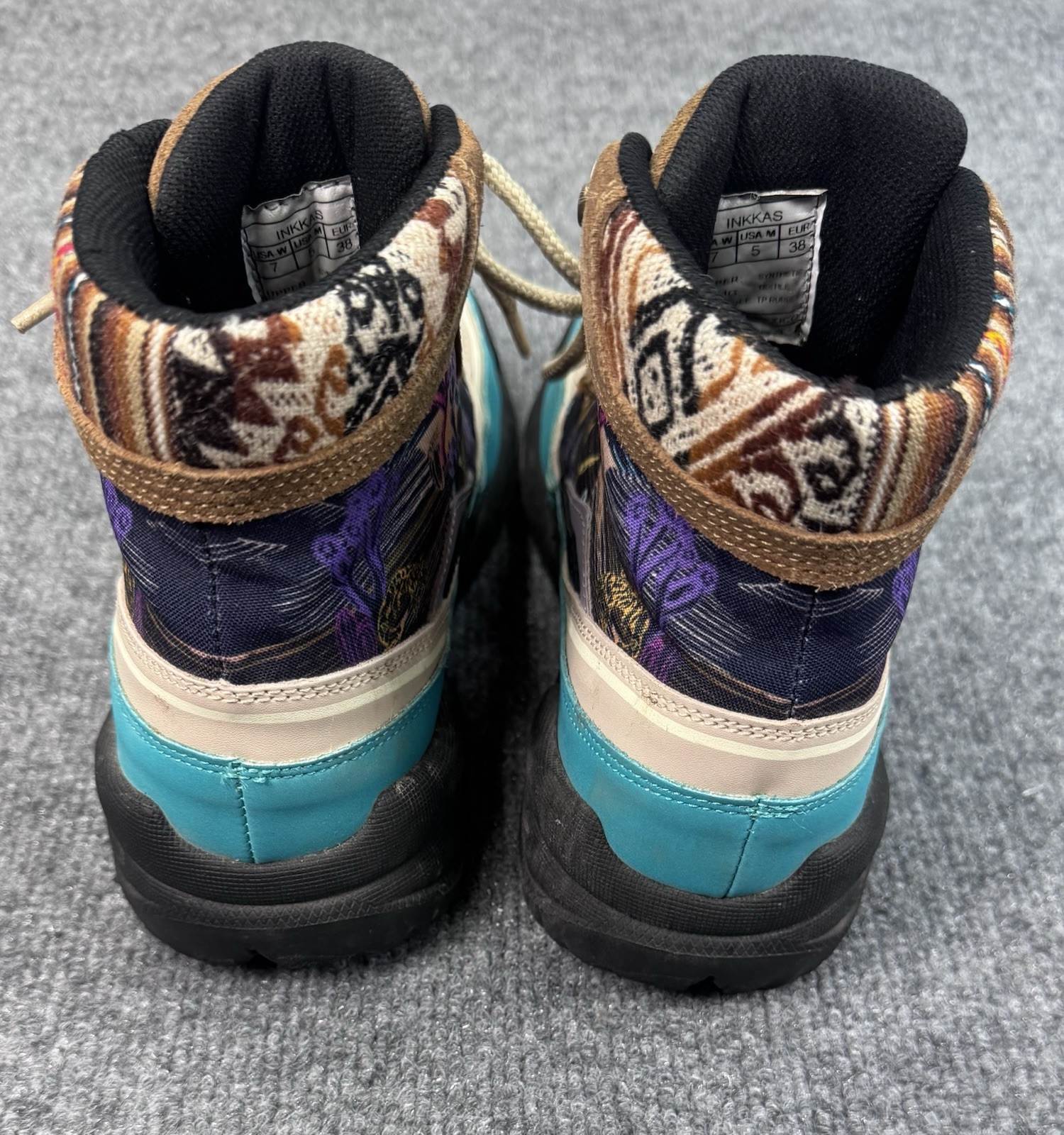 Inkkas Cyprus Trekk Mohave Boot Western Desert Theme Women’s 7 Men’s 5