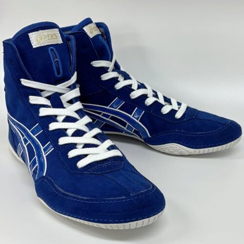 ASICS A524 Boxing/Wrestling Shoes(EX-EO TWR900 Successor)BluexBlue US6.5/24.0cm