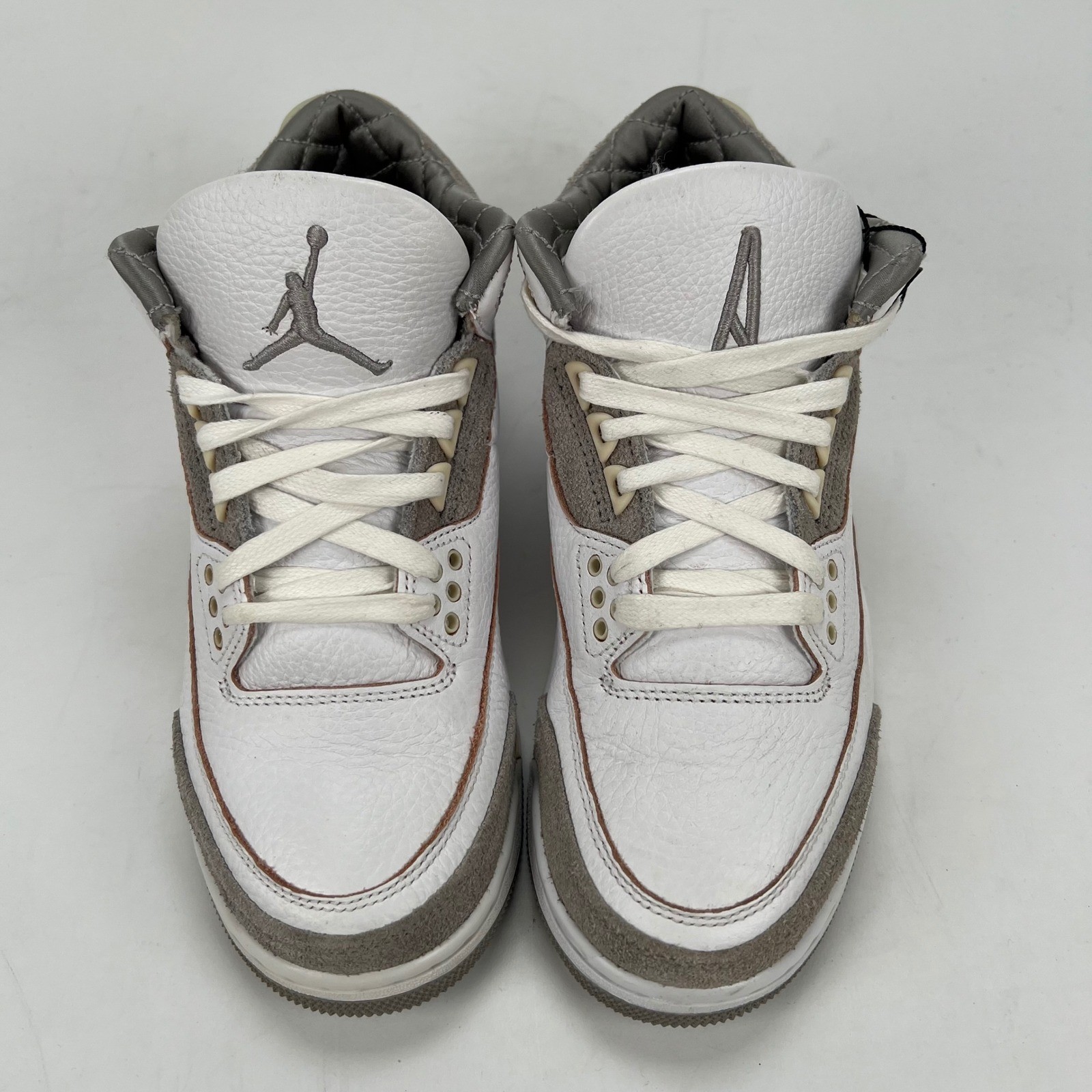 Jordan 3 Retro SP A Ma Maniere White Medium Grey DH3434-110 Womens 6 Kids 4.5Y