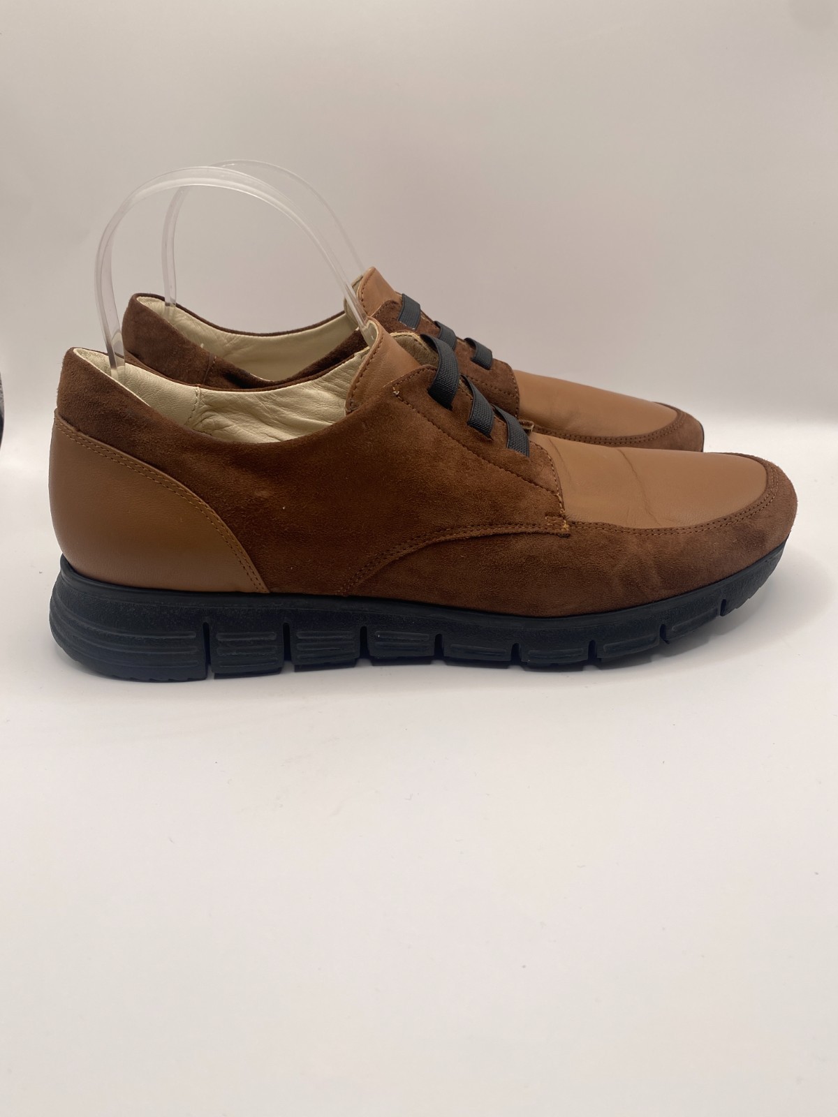 AMALFI BY RANGONI Womens Jill Sneaker In Castagno Cashmere Sz 9.5 M