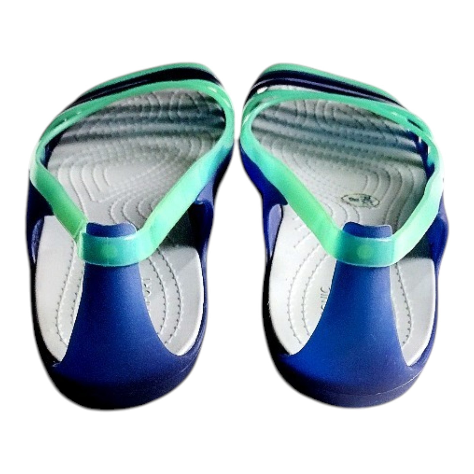 Crocs Isabella Strappy Sandals Sz 9 Turquoise/Cerulian Blue