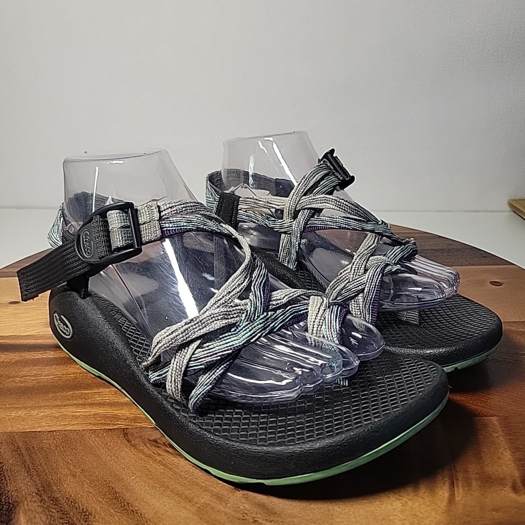 Chaco Sandals Womens 8 Green Z Cloud X2 Outdoor Hiking Sport Shoes