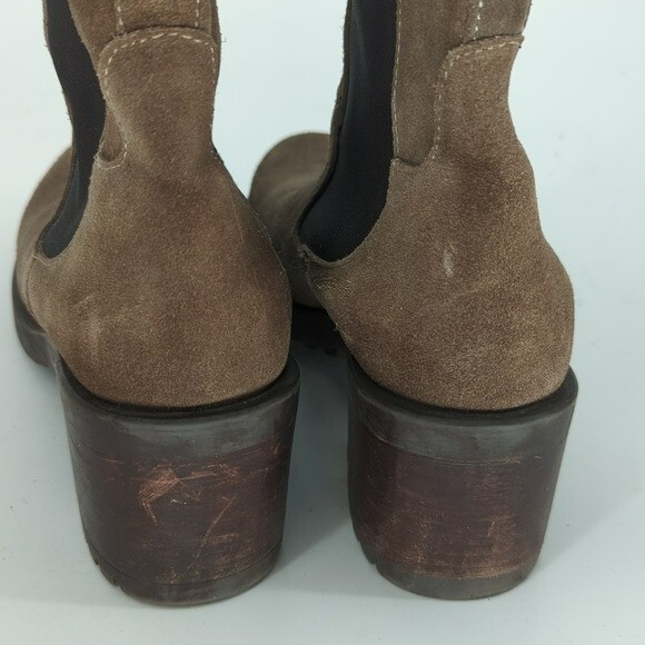 Emanuele Crasto Suede Chelsea Boots Brown 38/7.5 rustic bohemian moto hipster