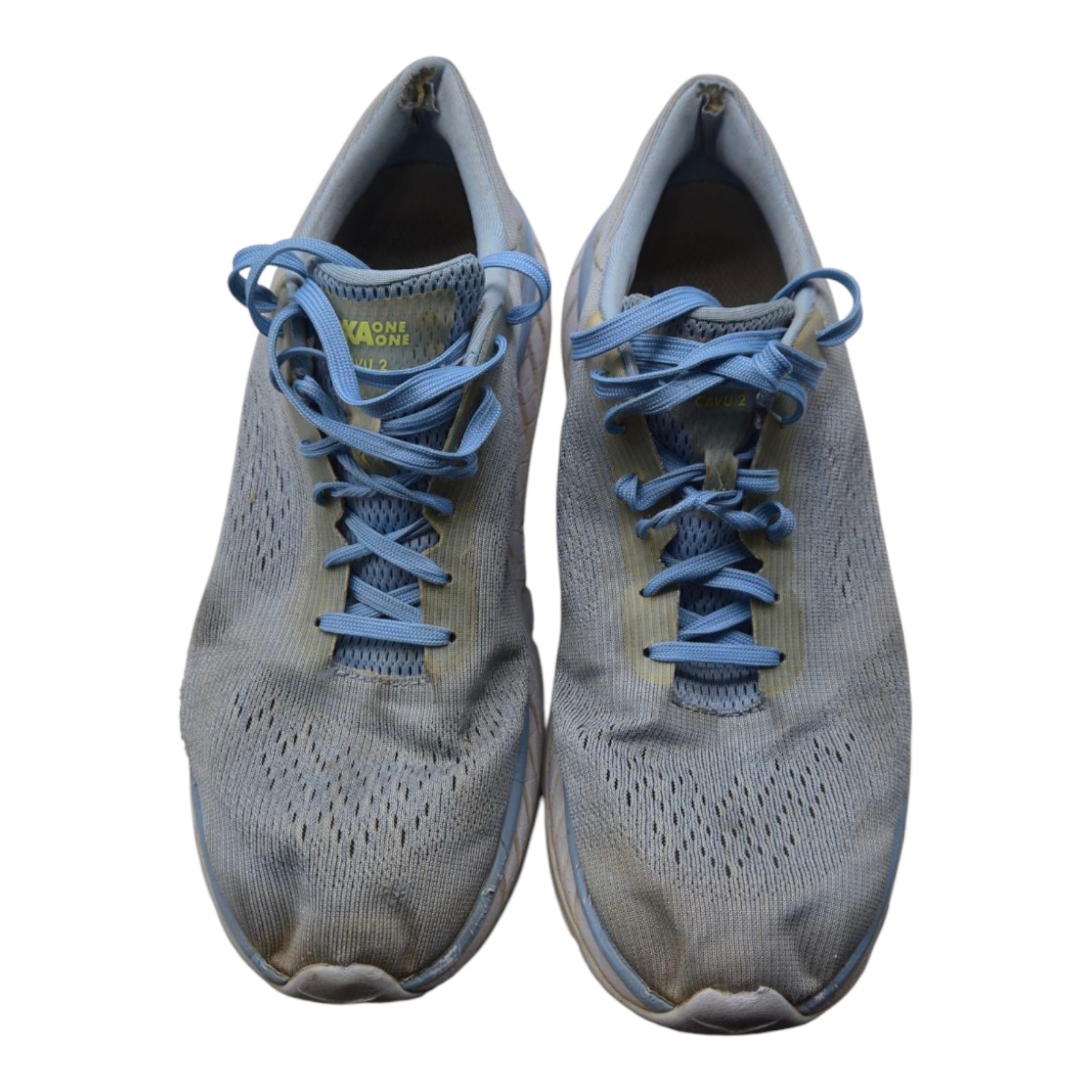 HOKA Shoes Womens 10 Cavu 2 Marl Road Sneakers Blue Air Mesh Athleisure Training