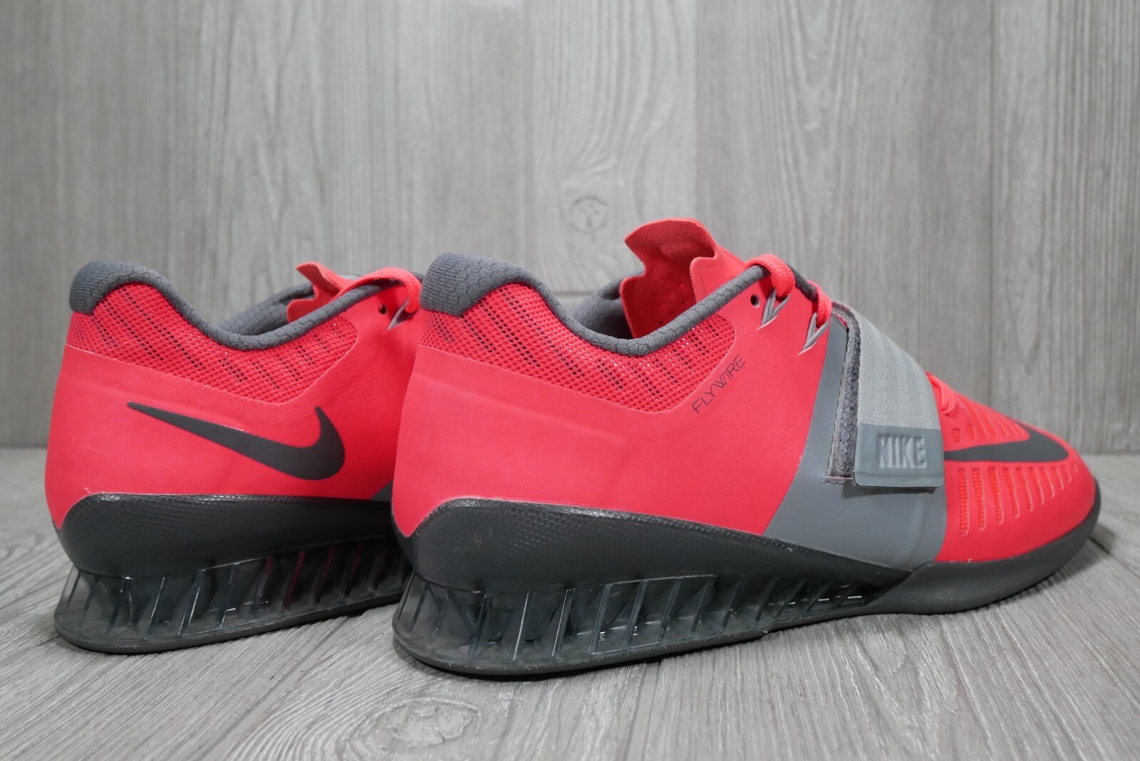 (Excellent Condition) Nike Romaleos 3 Womens 11 Mens 9.5 Pink Shoes 878557-600