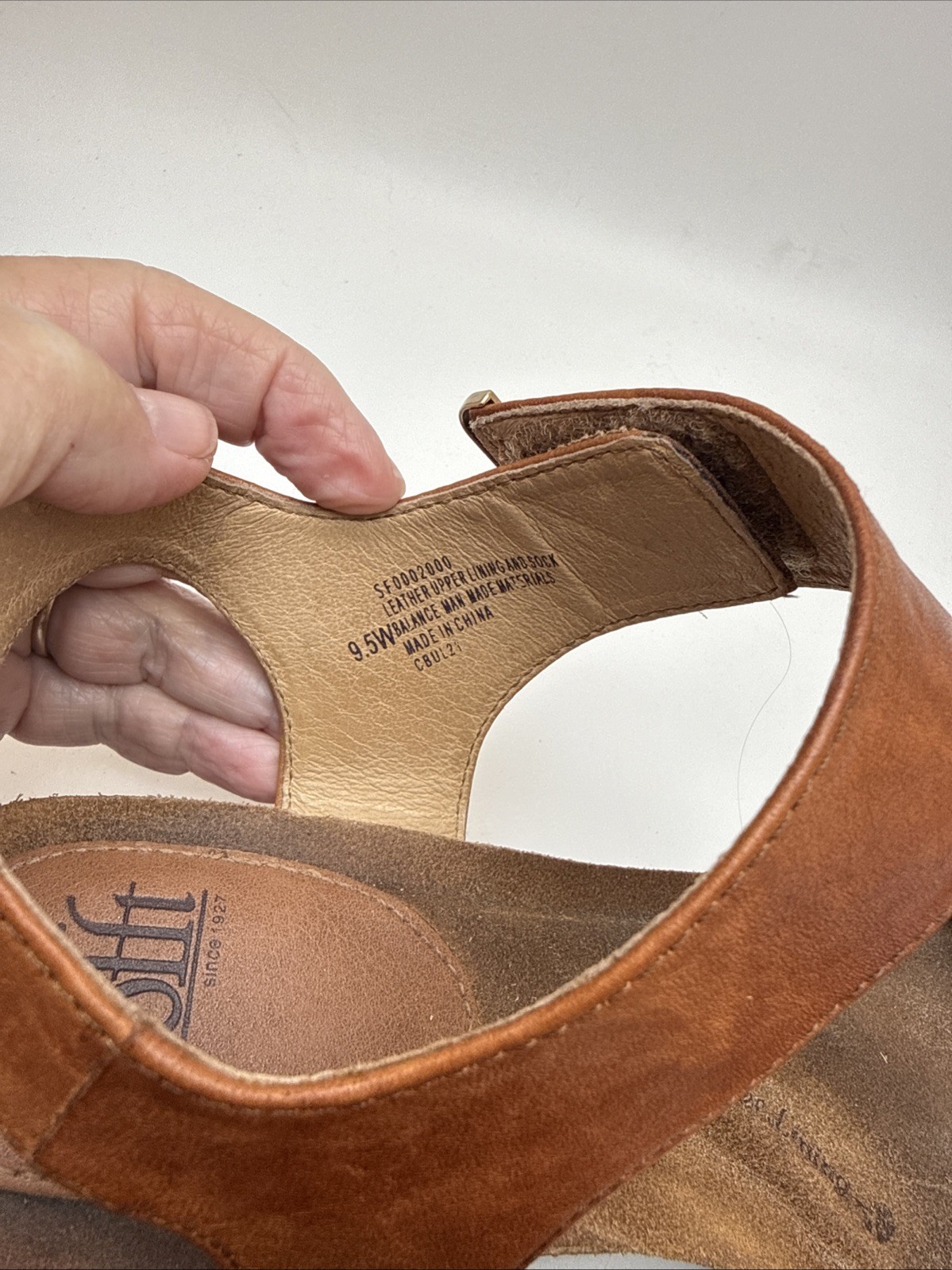 Sofft Comfort Wedge Sandals Verdi II 9.5W Brown