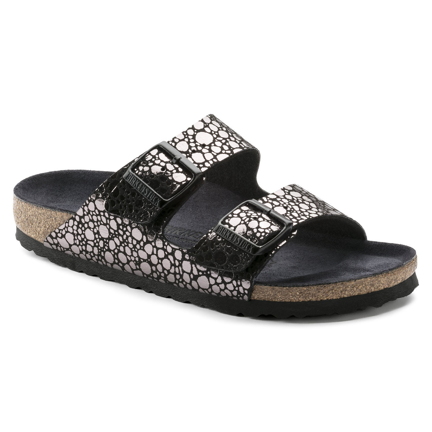 Birkenstock Birko Flor ARIZONA Metallic Stones Black BNIB 1008871 & 1008872