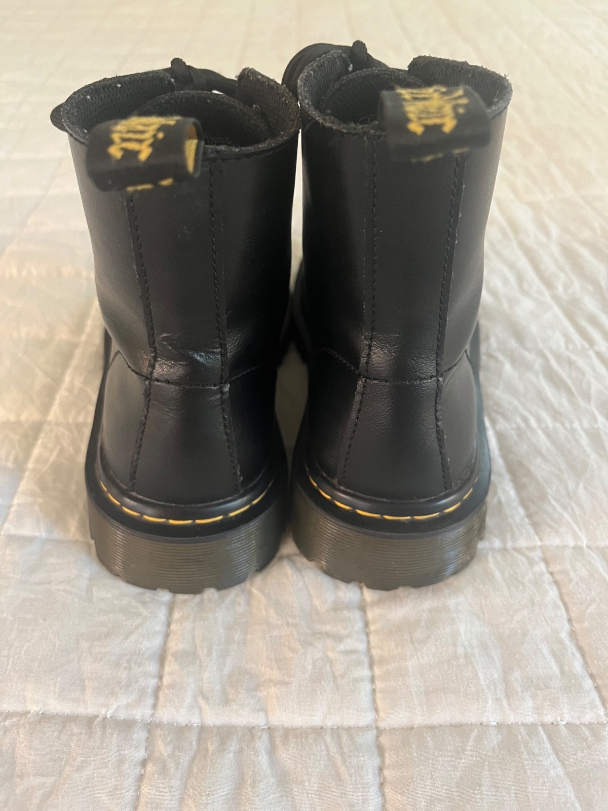 Doc Martin 1460 Air Wair Black Lace-Up Combat Boots Woman’s Size US 6