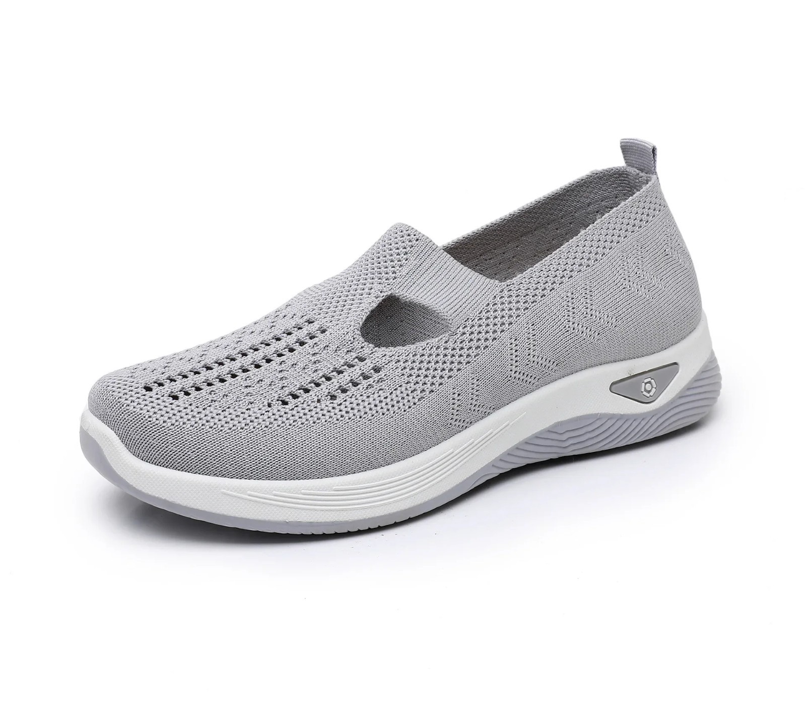 Women Mesh Flats Shoes Breathable Slip On Walking Sneakers Soft Non Slip Casual✨