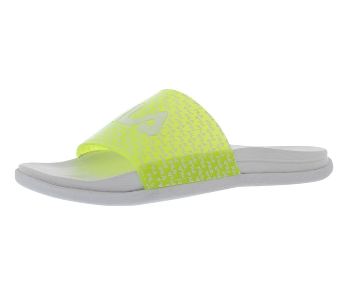 Fila Drifter Lux Repeat Womens Shoes Size 7, Color: White/Neon