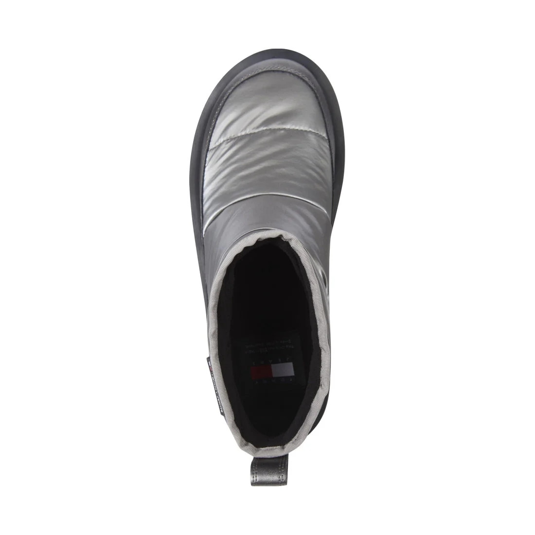 Tommy Jeans Women’s Silver Flatform Ankle Boots Casual EN0EN02689TRH
