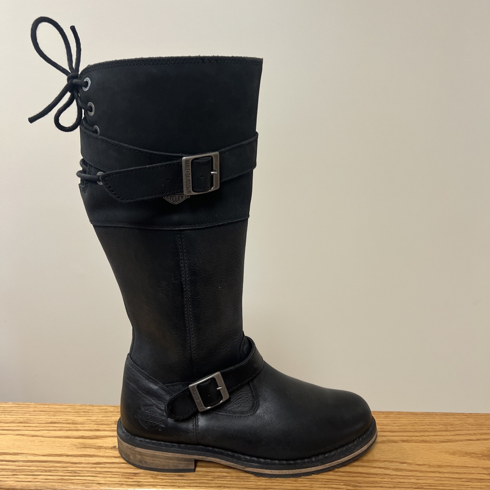 Harley-Davidson Kirtland 14-Inch Leather Motorcycle Biker Boots Women’s 9.5 READ