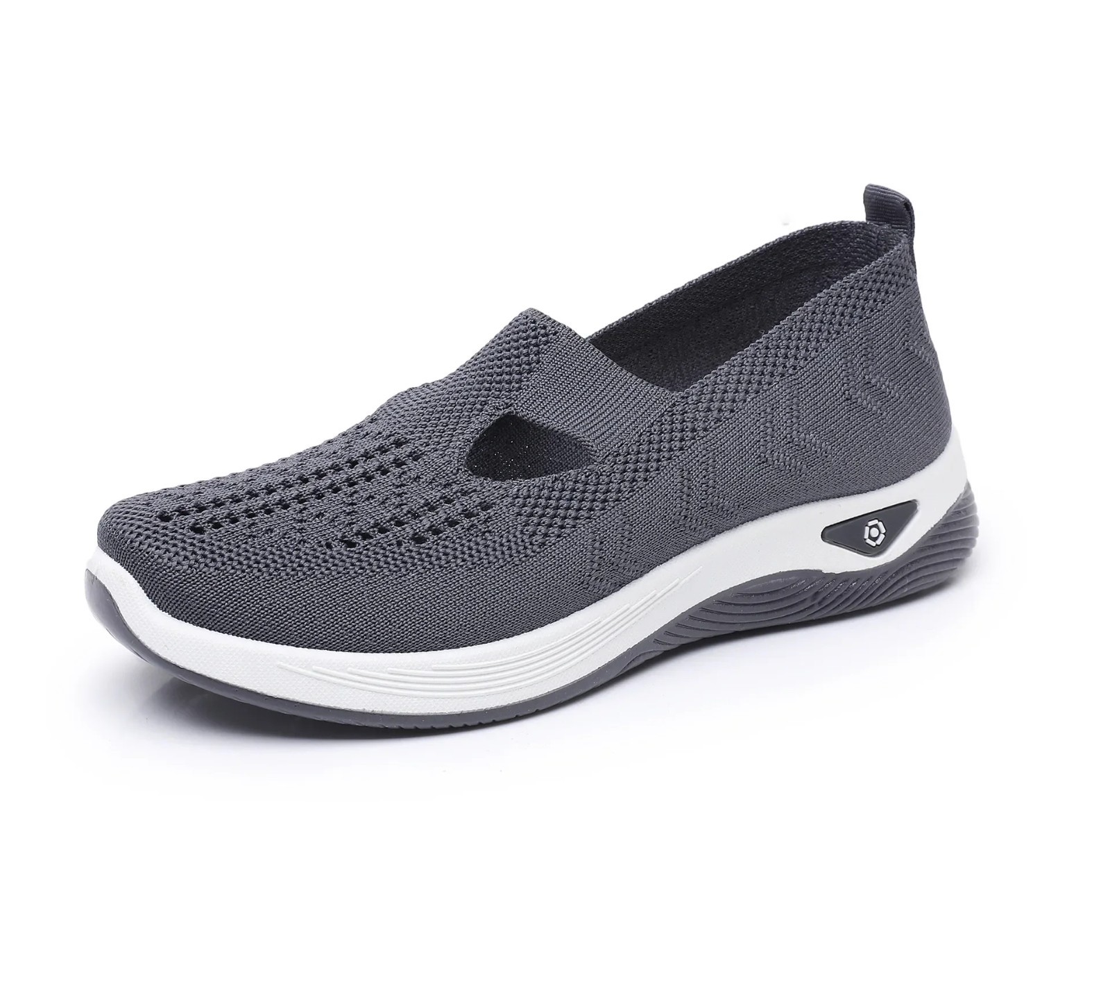 Women Mesh Flats Shoes Breathable Slip On Walking Sneakers Soft Non Slip Casual✨