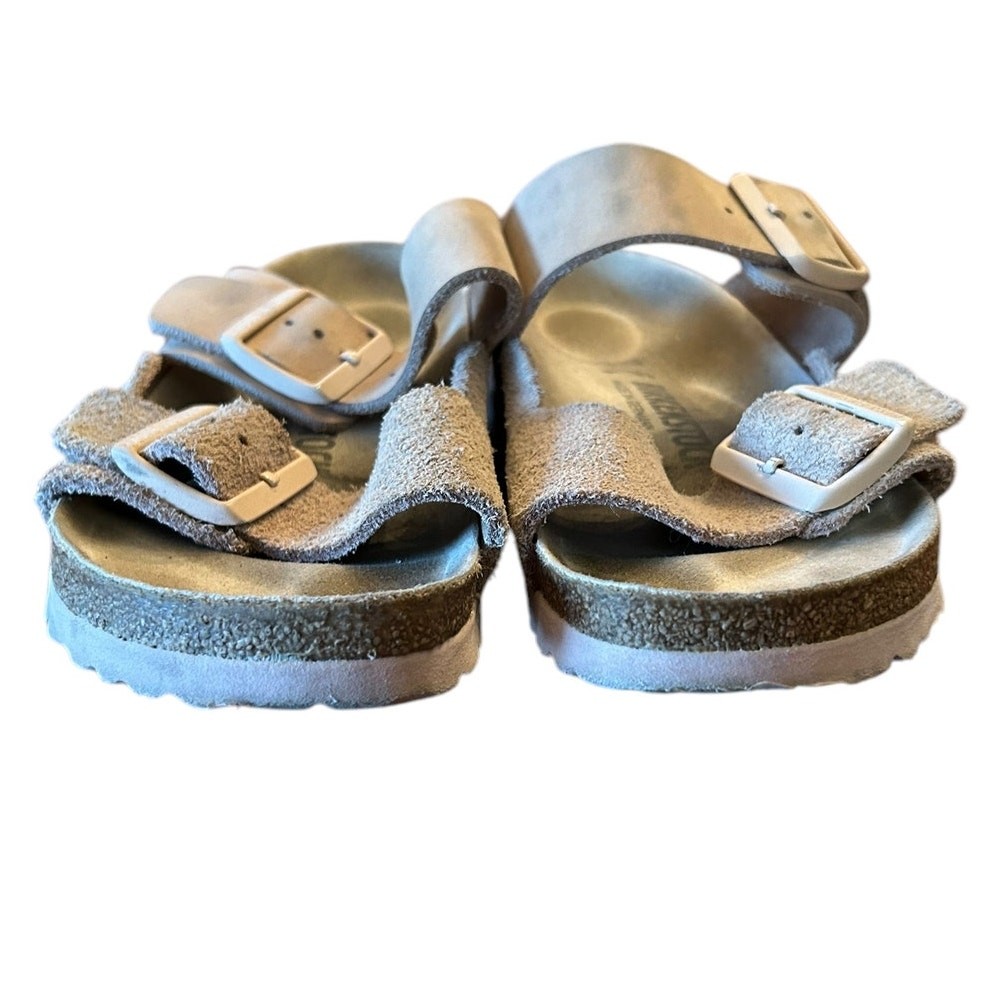 BIRKENSTOCK Women’s Arizona Sandals EU 37 US 6 6.5 Pink Light Rose Suede Nubuck