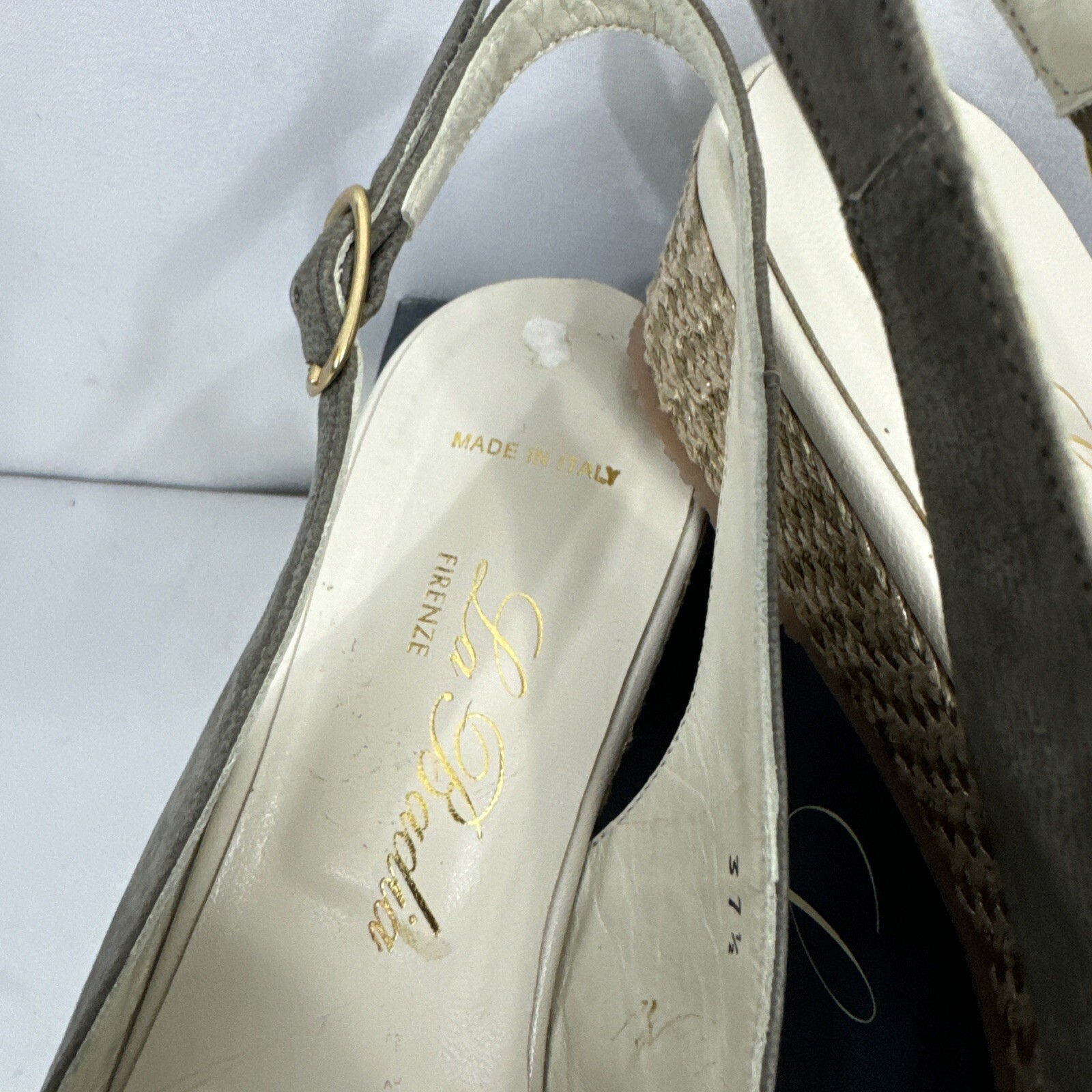 La Badia Firenze Women’s Mixed Color 37 1/2 Made in Italy