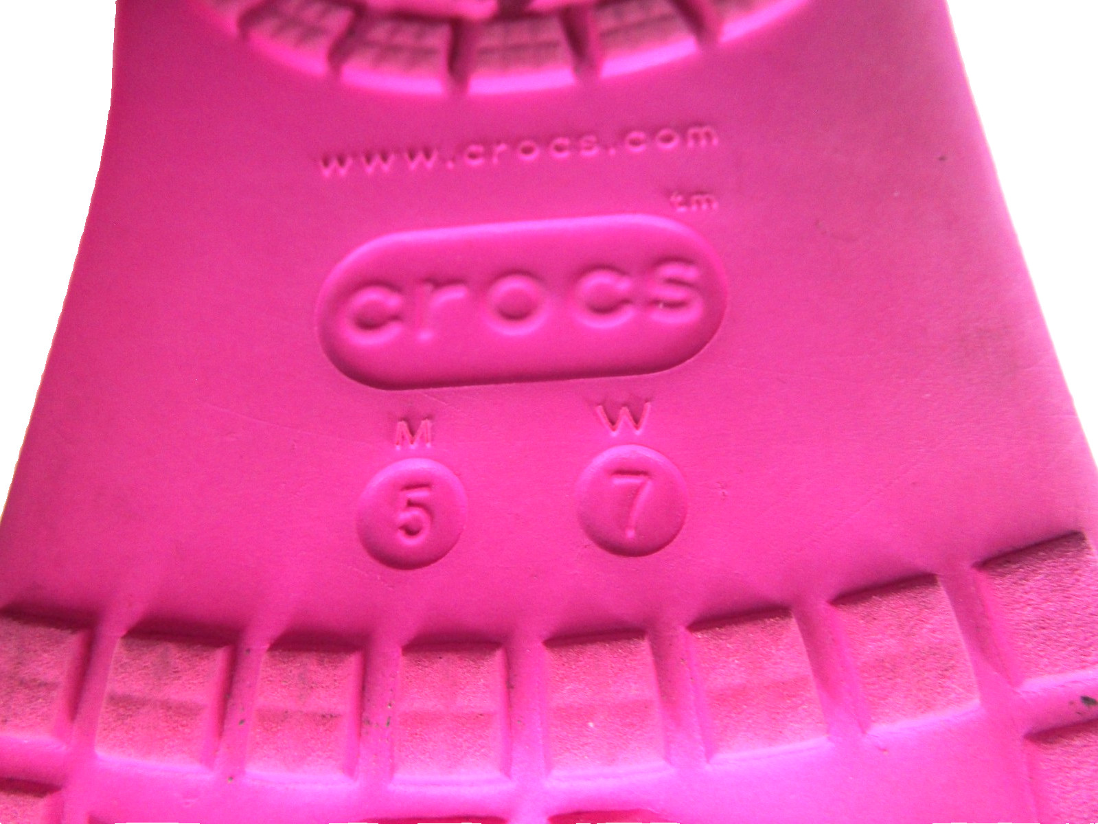 Crocs Classic Mega Crush Platform Clog Pink Women’s Size 7~w/Removeable Charms