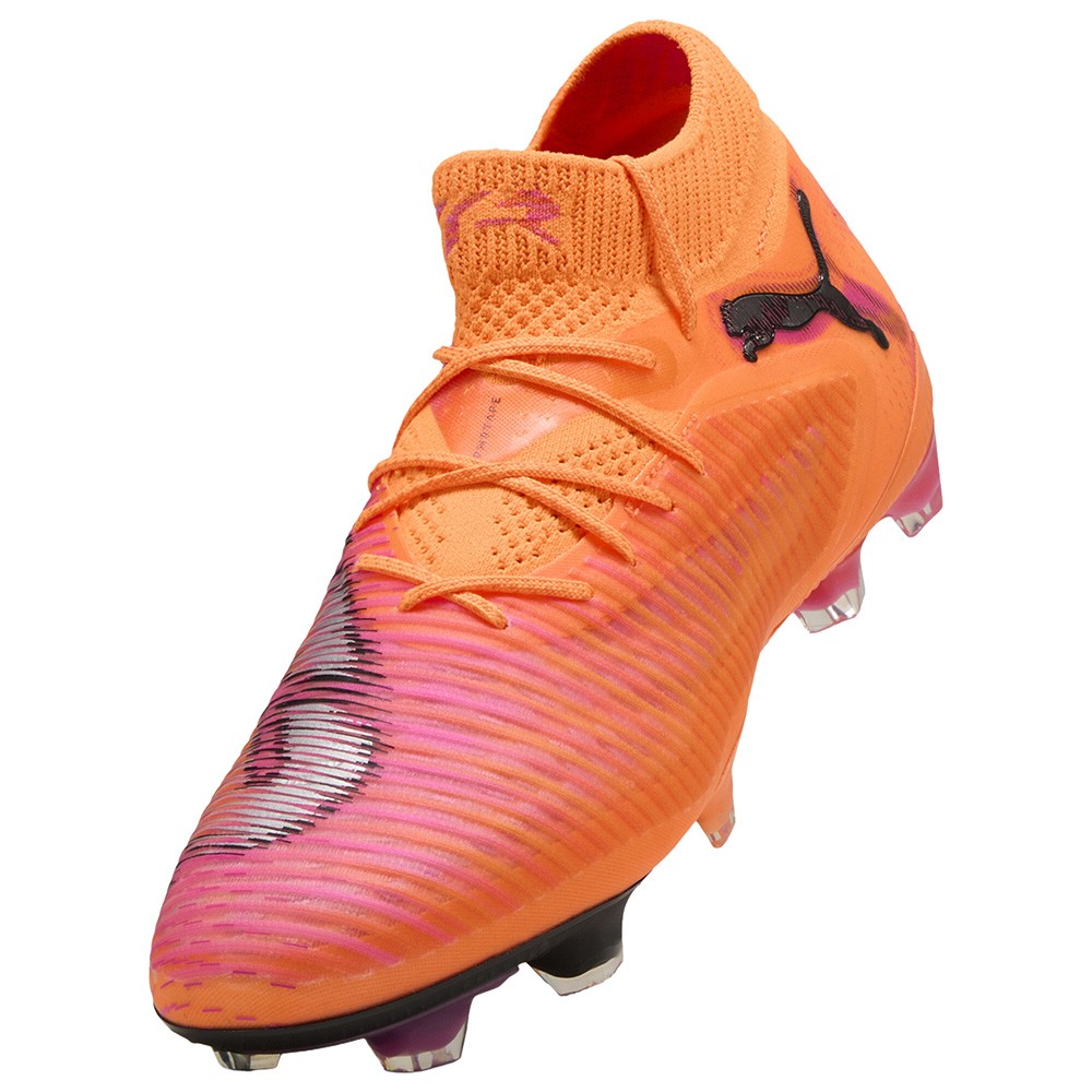 PUMA Future 8 Ultimate Firm Ground Soccer Cleats Womens Orange Sneakers Athletic