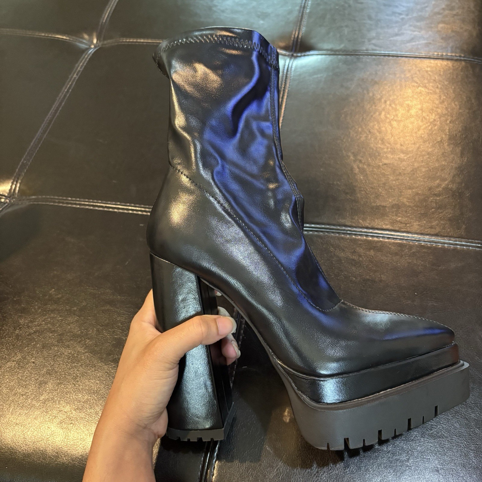 Killstar Devourer Women’s Platform Boots Size 5.5 36euro Black With Box Goth