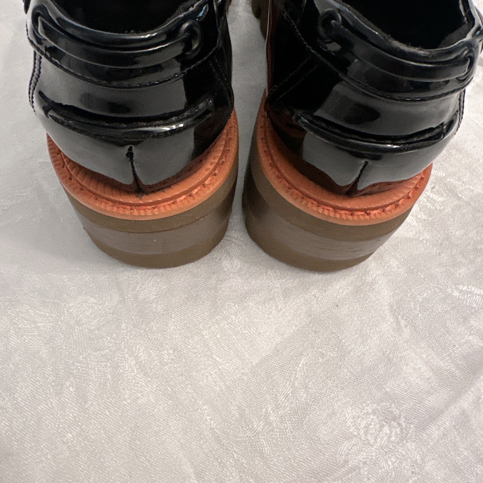 Aerosoles Russell Smart Start, Patent Loafer, Shoe Black Patent Tie Size 7