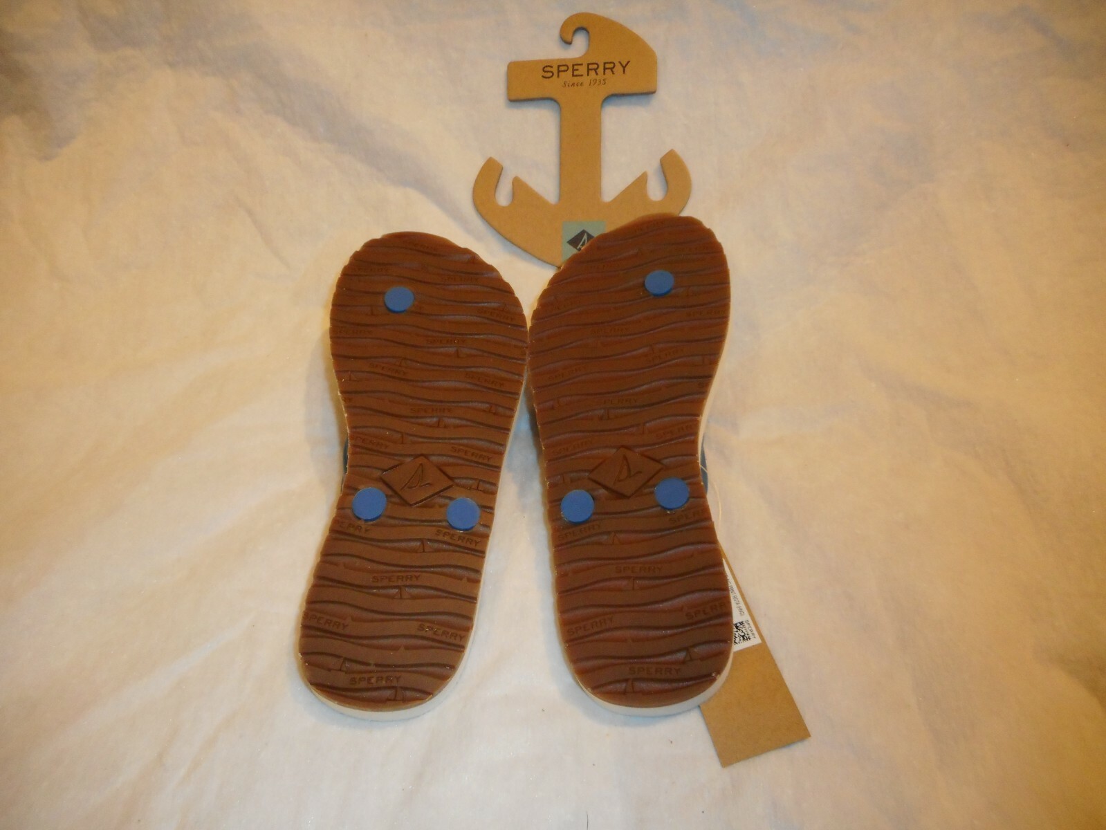 N/W/T Sperry Wharf Thong Women Regatta Slippers Size US 5M