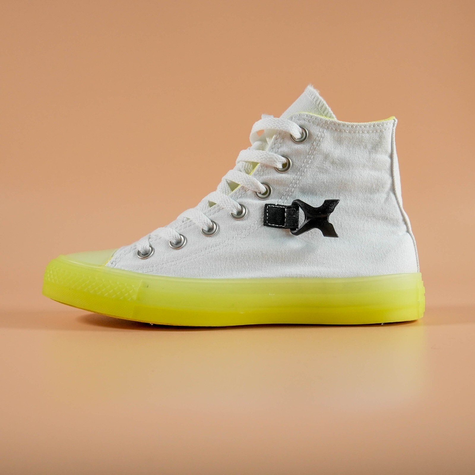 Converse Women’s Chuck Taylor 6 All Star High ‘Buckle Up – White Volt’ Size 6 US