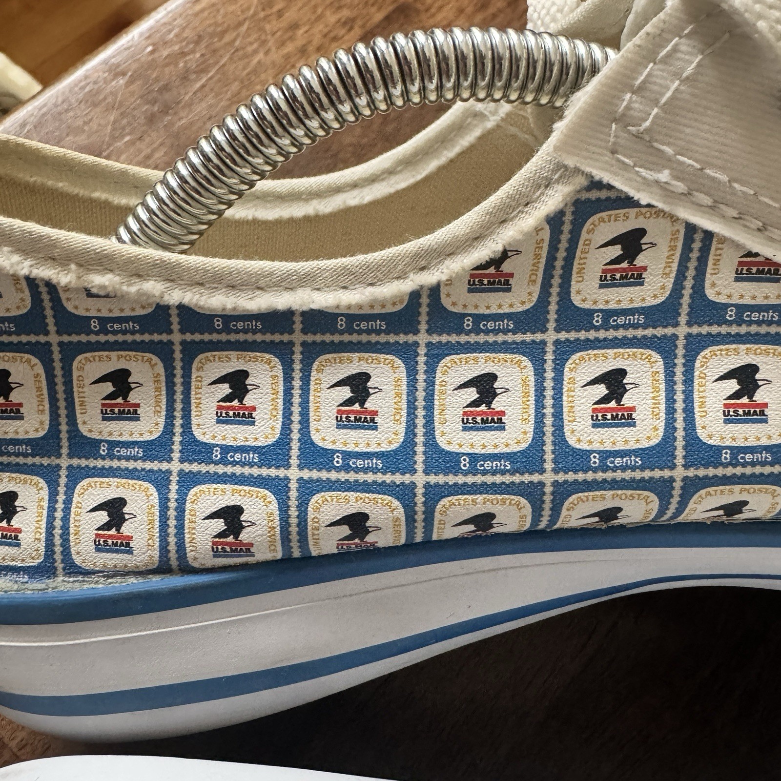 Gotta Flurt USPS Mail Eagle Stamp Print Low Top Sneaker Women’s 11 | Men’s 9