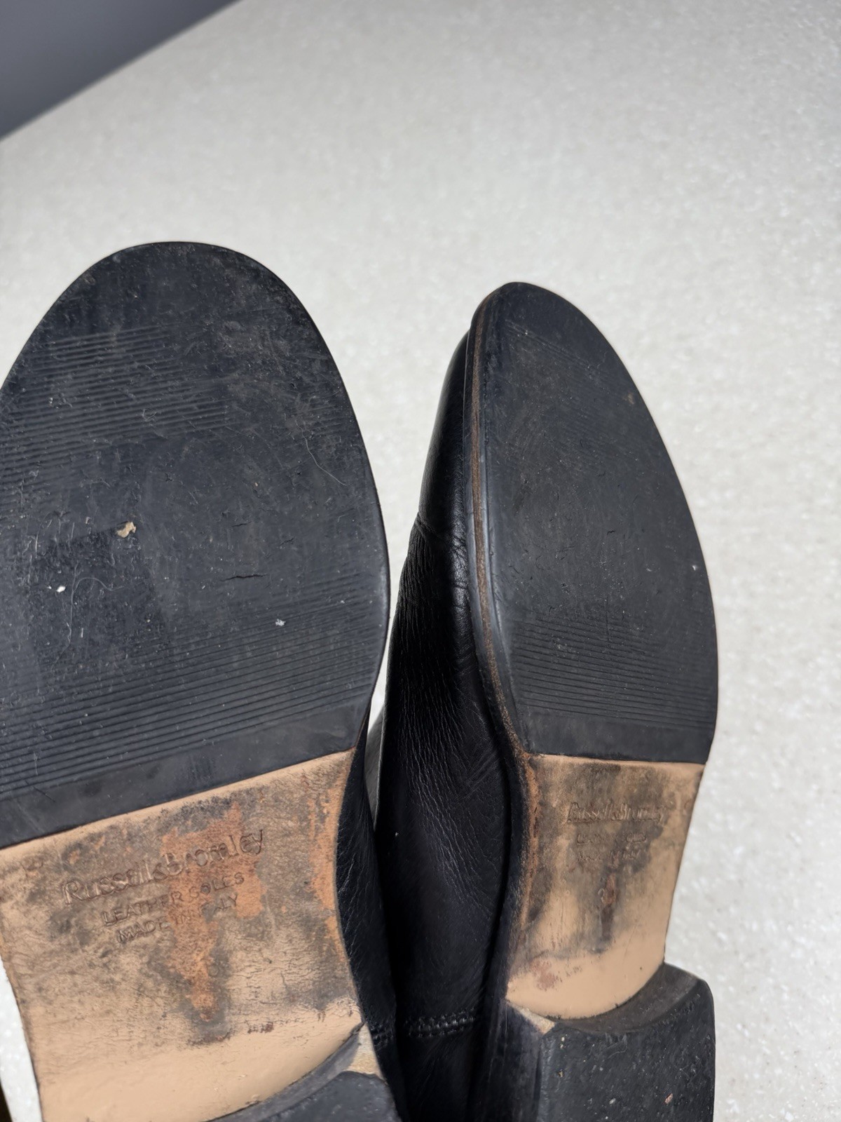 Russell and Bromley Women’s Black Leather Chelsea Pull On Boots EU 38 / US 7.5