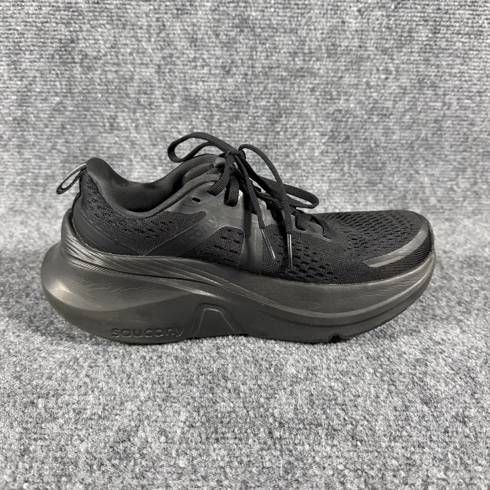 Saucony Guide 18 Women’s Running Shoes Black PWRRUN CenterPath Mesh US 6